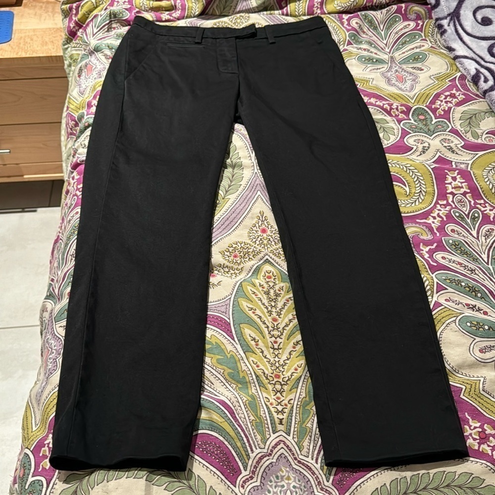 Dondup Made in Italy black slim cropped pants women’s size 27 - Picture 5 of 16